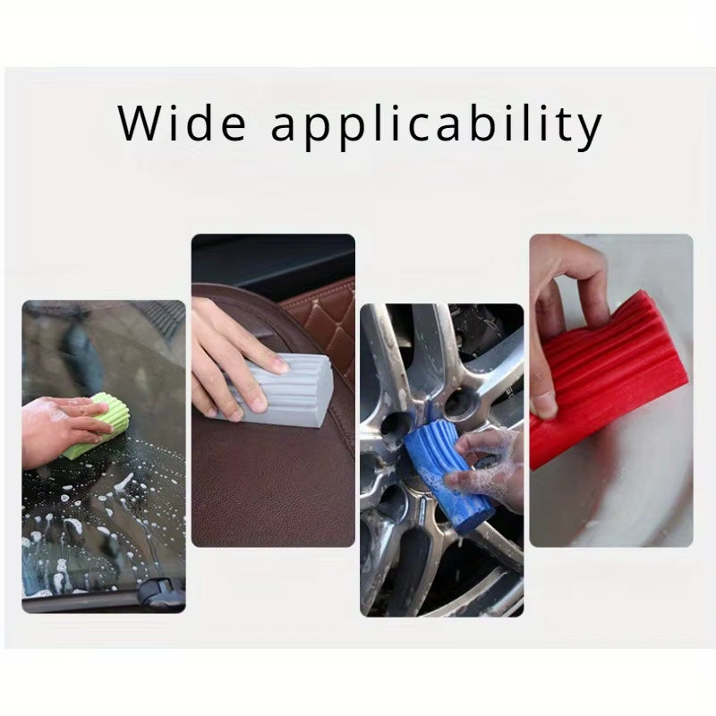 5PCS Damp Clean Duster Sponge Reusable Wet Duster Sponge Multiple Colors of Cleansing and Dusting Tools